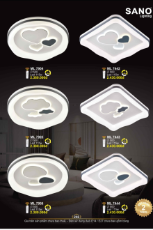 SANO LIGHTING 2025 Trang 250 SANO LIGHTING 2025 Trang 250