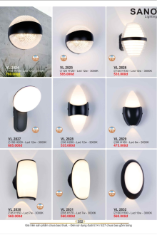 SANO LIGHTING 2025 Trang 356 SANO LIGHTING 2025 Trang 356