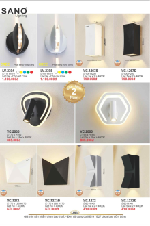 SANO LIGHTING 2025 Trang 357 SANO LIGHTING 2025 Trang 357