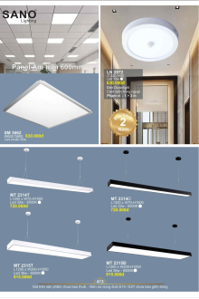 SANO LIGHTING 2025 Trang 417 SANO LIGHTING 2025 Trang 417