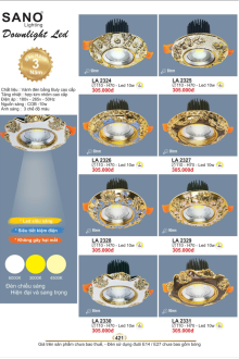 SANO LIGHTING 2025 Trang 425 SANO LIGHTING 2025 Trang 425