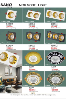 SANO LIGHTING 2025 Trang 431 SANO LIGHTING 2025 Trang 431