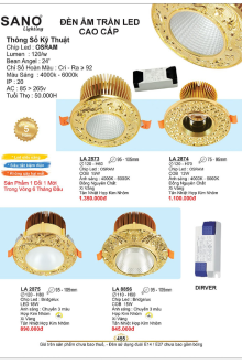 SANO LIGHTING 2026-2027 Trang 456