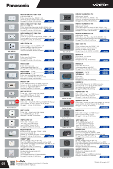 PANASONIC 01.2025 Trang 05 PANASONIC 01.2025 Trang 05