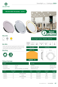GSLIGHTTING 2024-2025 Trang 06 GSLIGHTTING 2024-2025 Trang 06