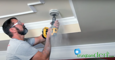 Hướng dẫn lắp đặt đèn led âm trần Anfaco và các loại đèn downlight khác
