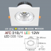 Đèn downlight led 1 chế độ Đèn downlight led 318/1 12W