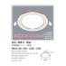 Đèn downlight led 4 chế độ AFC 398V 12W