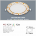 Đèn downlight led 1 chế độ AFC 407V 12W