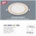 Đèn downlight led 1 chế độ AFC 409V 9W