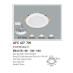 Đèn downlight led 3 chế độ AFC 417 7W 3C