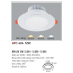 Đèn downlight led 1 chế độ AFC 424 12W 1C