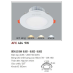 Đèn downlight led 1 chế độ AFC 424 9W 1C