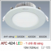Đèn downlight led 1 chế độ AFC 424 12W 1C