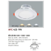 Đèn downlight led 1 chế độ AFC 425 9W 1C