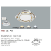 Đèn downlight led 1 chế độ AFC 426 7W 1C