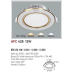 Đèn downlight led 1 chế độ AFC 428 12W 1C