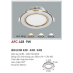 Đèn downlight led 1 chế độ AFC 428 9W 1C