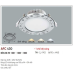 Đèn downlight led 1 chế độ AFC 430 7W 1C