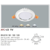 Đèn downlight led 1 chế độ AFC 433 7W 1C