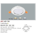 Đèn downlight led 3 chế độ AFC 433 7W 3C