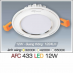 Đèn downlight led 1 chế độ AFC 433 12W 1C