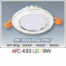 Đèn downlight led 1 chế độ AFC 433 9W 1C