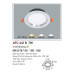 Đèn downlight led 3 chế độ AFC 441B 7W 3C