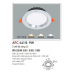 Đèn downlight led 3 chế độ AFC 441B 9W 3C