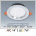 Đèn downlight led 1 chế độ AFC 441B 7W 1C