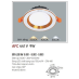 Đèn downlight led 1 chế độ AFC 441V 9W 1C