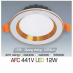 Đèn downlight led 1 chế độ AFC 441V 12W 1C