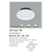 Đèn downlight led 3 chế độ AFC 442 7W 3C