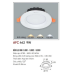 Đèn downlight led 1 chế độ AFC 442 9W 1C