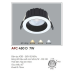 Đèn downlight led 1 chế độ AFC 450D 7W