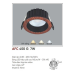 Đèn downlight led 1 chế độ AFC 450G 7W