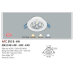 Đèn downlight led 1 chế độ AFC 510B 4W