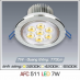 Đèn downlight led 1 chế độ AFC 511 7W