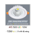 Đèn downlight led 3 chế độ AFC 523 10W 3C
