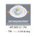 Đèn downlight led 3 chế độ AFC 523 7W 3C