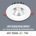 Đèn downlight led 1 chế độ AFC 529A 7W 1C