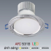 Đèn downlight led 1 chế độ AFC 531B 12W 1C