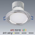Đèn downlight led 1 chế độ AFC 531B 9W 1C
