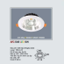 Đèn downlight led 1 chế độ AFC 548 9W 1C