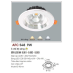 Đèn downlight led 3 chế độ AFC 548 9W 3C
