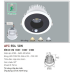 Đèn downlight led 1 chế độ AFC 554 12W