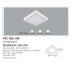 Đèn led nổi cao cấp 3 chế độ AFC 556 6W 3C