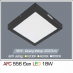Đèn led nổi cao cấp 1 chế độ AFC 556 ĐEN 18W 1C
