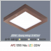 Đèn led nổi cao cấp 1 chế độ AFC 556 NÂU 22W 1C