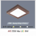 Đèn led nổi cao cấp 1 chế độ AFC 556 NÂU 6W 1C